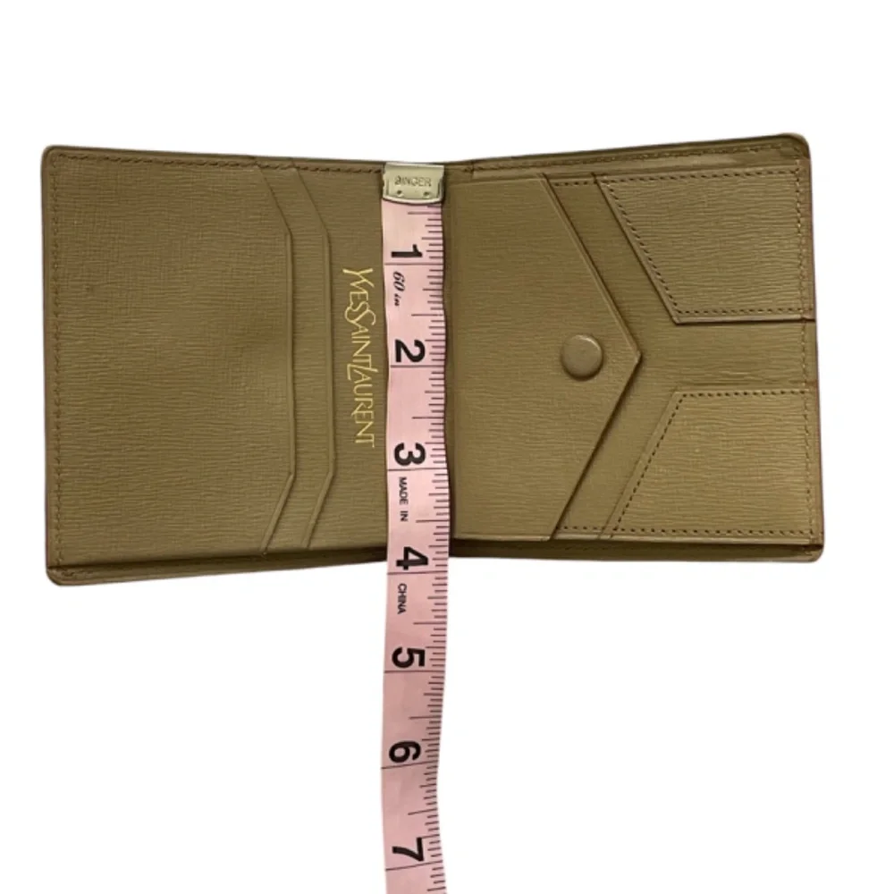 Vintage Yves Saint Laurent Tan Bifold Wallet - Picture 13 of 16